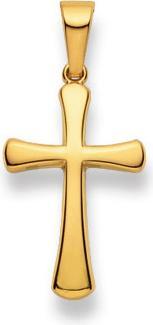 Image du produit Muau Pendant cross yellow gold 750, 25x12mm (Or 750/18 K)
