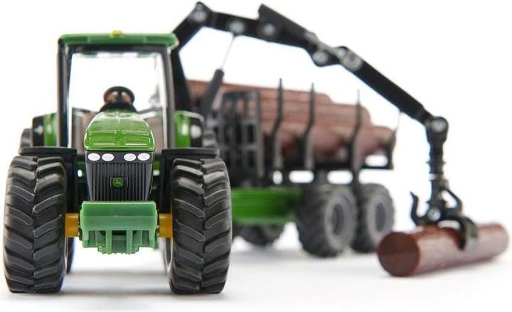 Actual product image Siku 1954 Tractor with trunk trailer 01:50