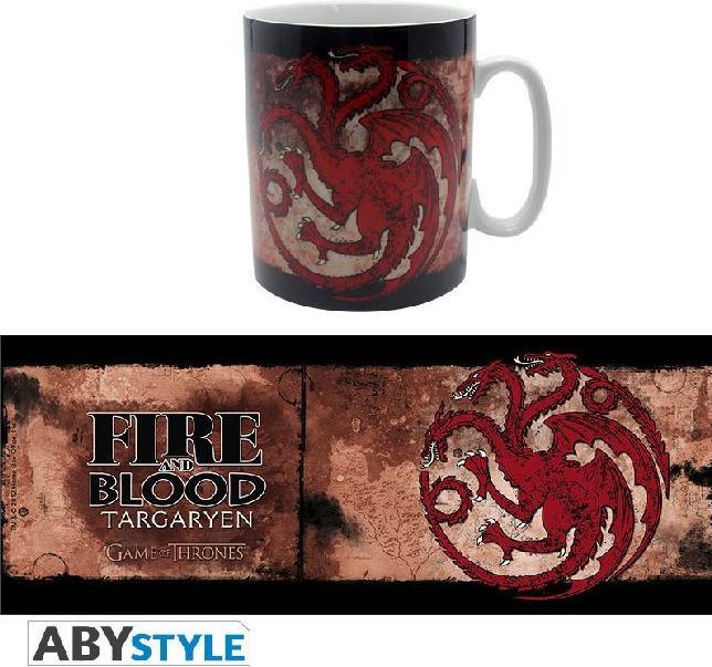 Actual product image ABYstyle GAME OF THRONES - Targaryen Jumbo Mug - 460 ml (460 ml, 1x)