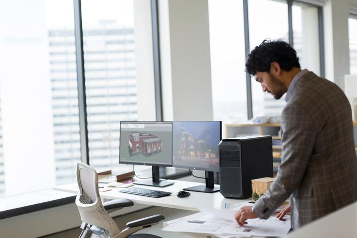Produktbild HP Workstation Z4 G4 (Intel Xeon W-2225, 32 GB, 512 GB, RTX A4000)