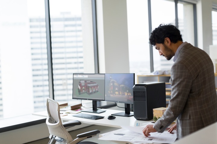 Produktbild HP Workstation Z4 G4 (Intel Xeon W-2225, 32 GB, 512 GB, RTX A4000)
