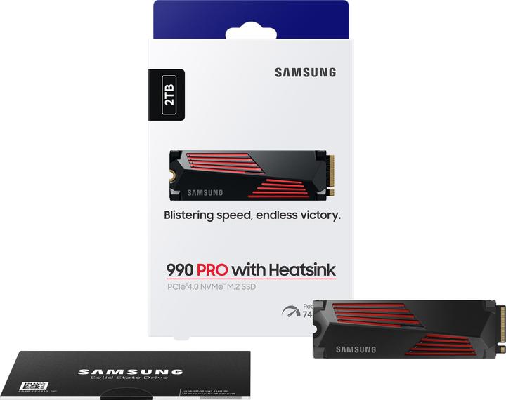Image du produit Samsung 990 Pro mit Heatsink MZ-V9P2T0GW (2000 Go, M.2 2280)