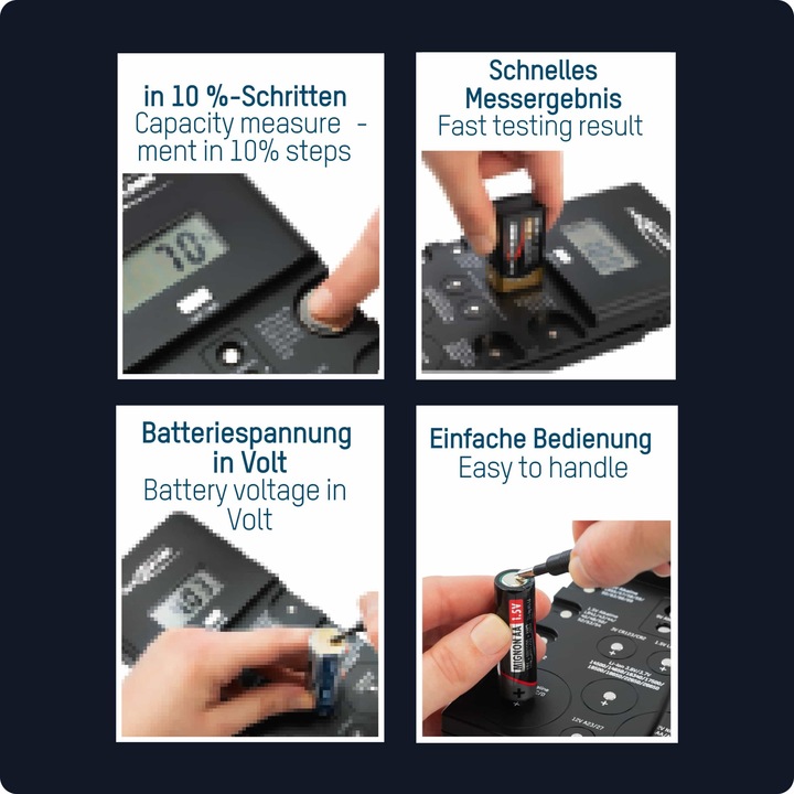 Actual product image Ansmann Energy Check LCD