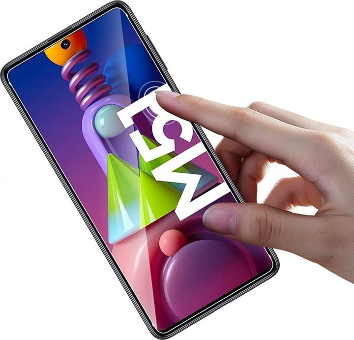 Produktbild Screenguard Samsung Galaxy M51 Panzerglas Schutzfolie Case Friendly Design (1 Stück, Samsung Galaxy M51)