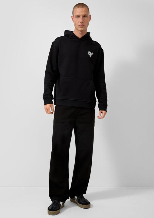 Produktbild s.Oliver Sweatshirt Streets Hoodie mit Print (M)