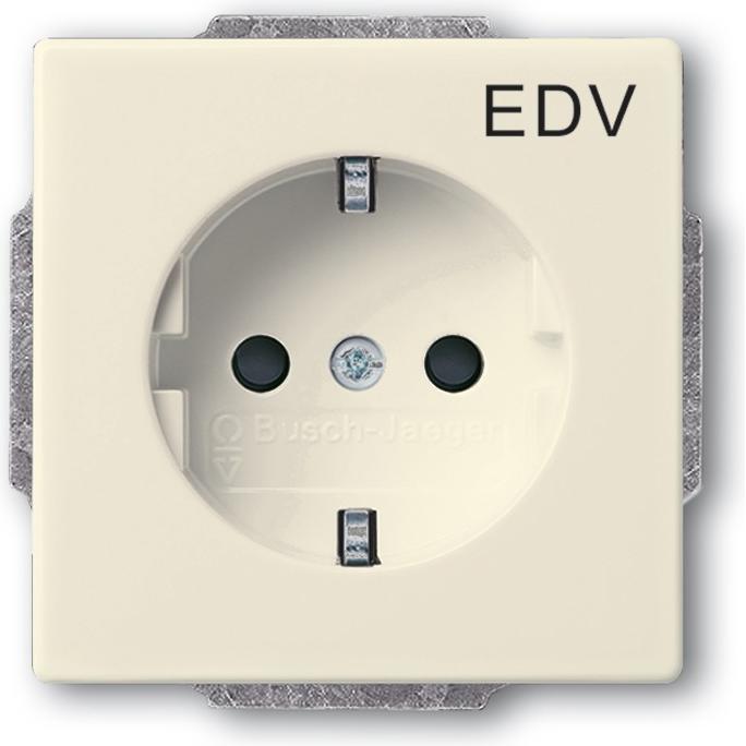 Busch-Jaeger, Steckdose, SCHUKO Steckdosen-Einsatz mit Aufdruck 2CKA002013A5267