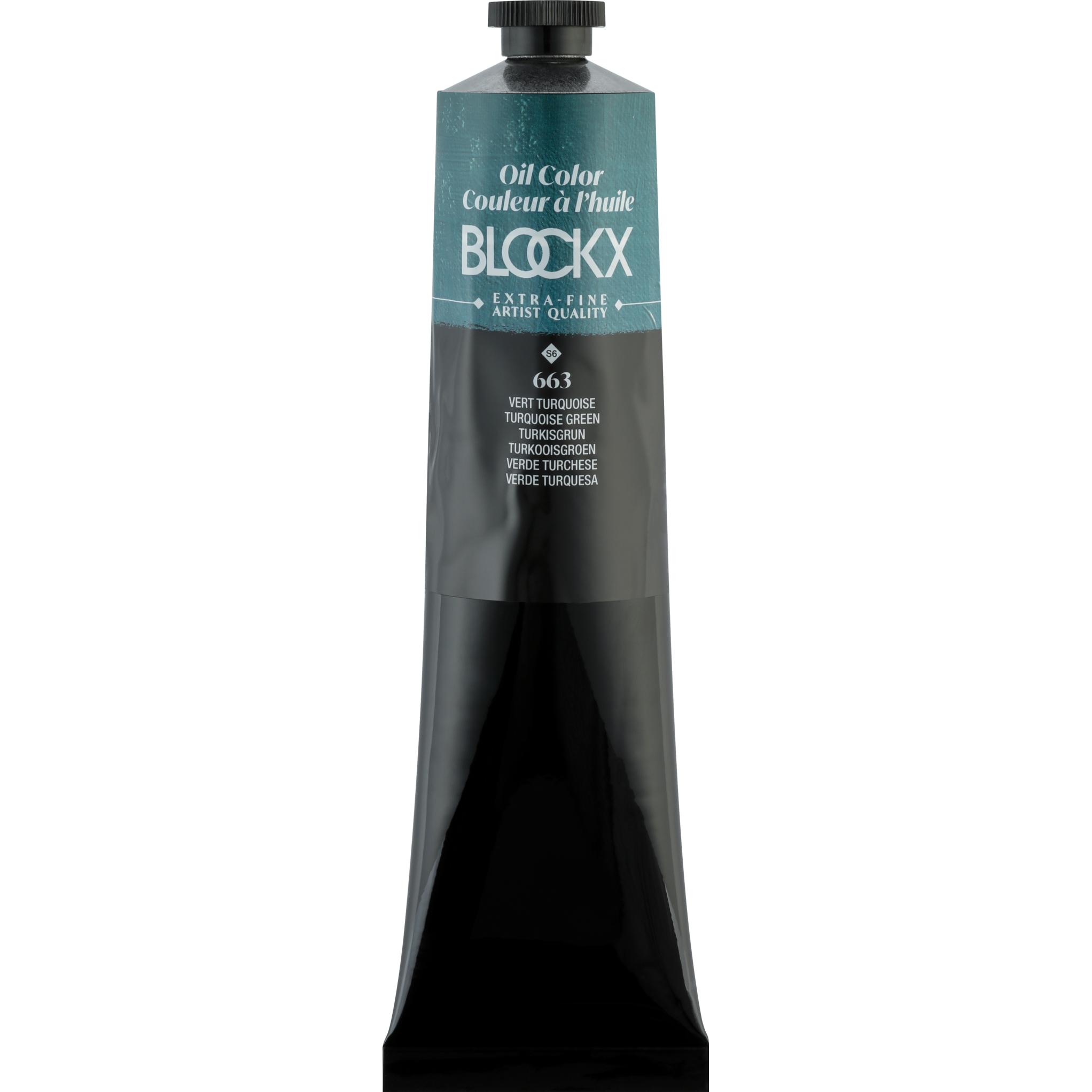Thumbnail - BlockX, Künstlerfarbe + Bastelfarbe, Extrafeine Ölfarbe (Türkisgrün, 200 ml)