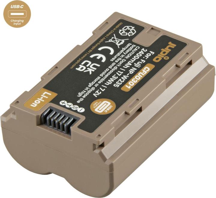 Actual product image Jupio Fujifilm NP-W235 USB-C (Camera battery)