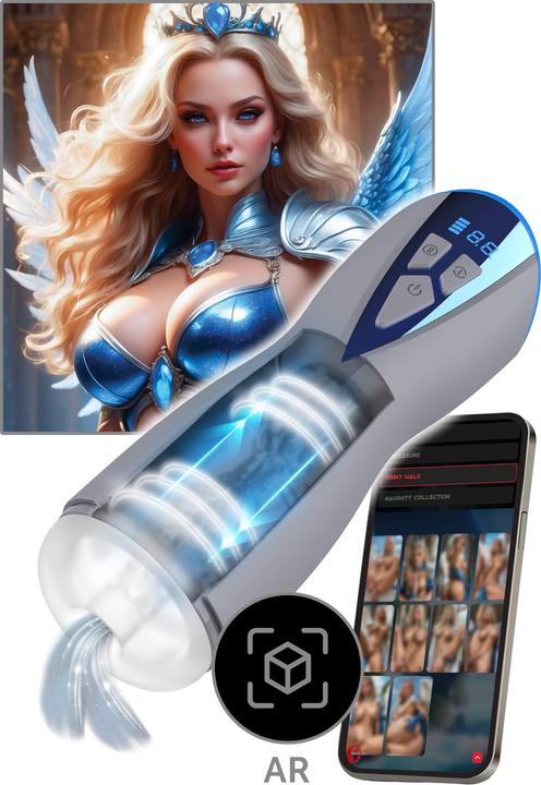Actual product image Masturs Eloa Geflügelte Göttin Usb-Vibrator Masturbator