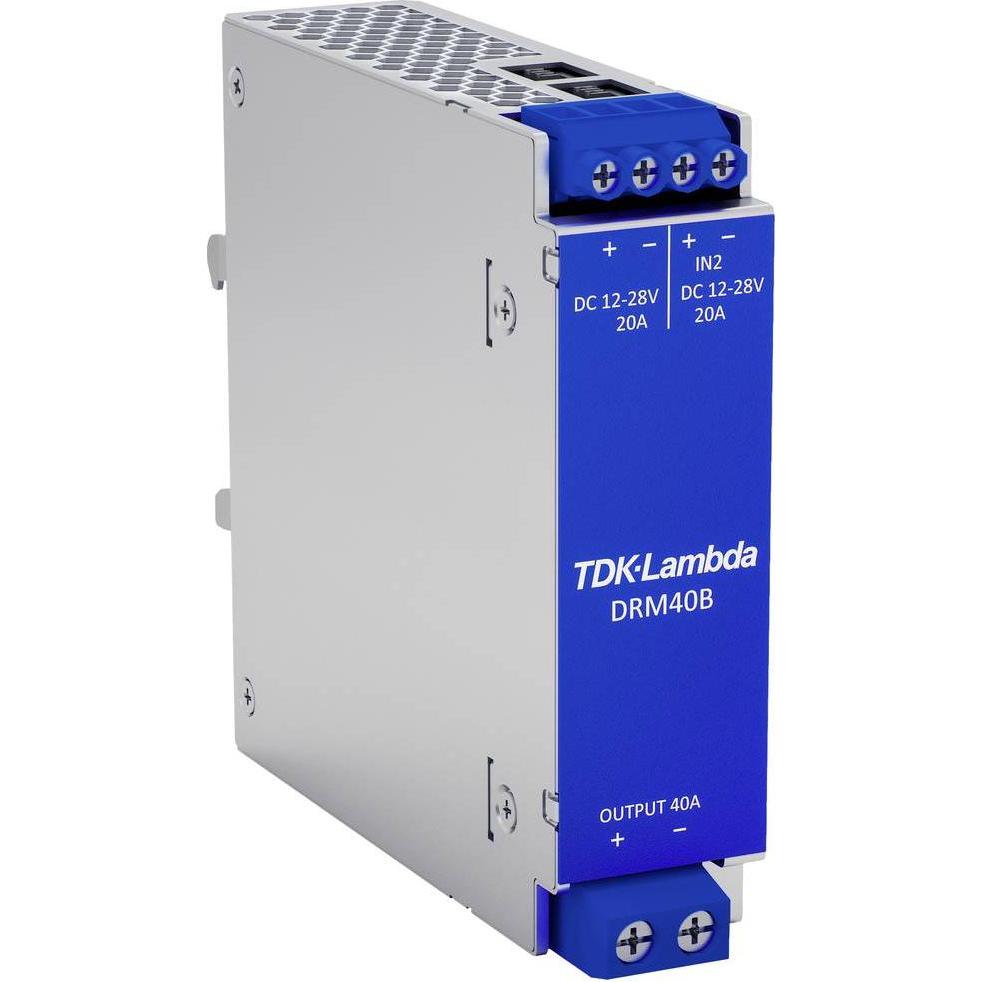 Thumbnail - TDK, Systemstromversorgung, 20-40A DIN Rail Redundanz Modul mit Basis Funktionalität