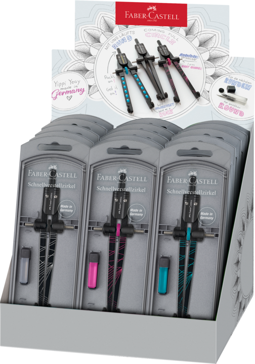 Immagine prodotto Faber-Castell Faber Castell Twister display bussola a regolazione rapida