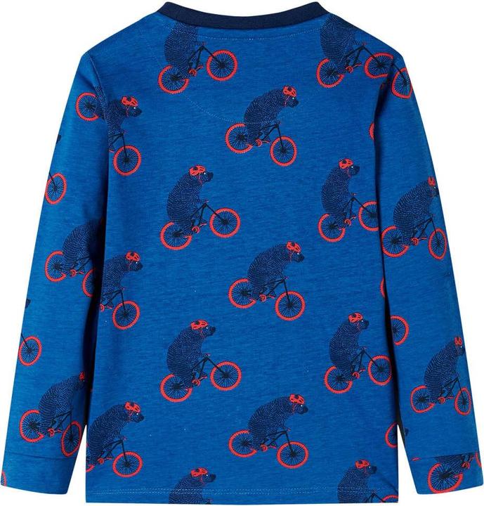 Image du produit vidaXL Pyjama enfant manches longues Bleu pétrole 140,Matériel (140)