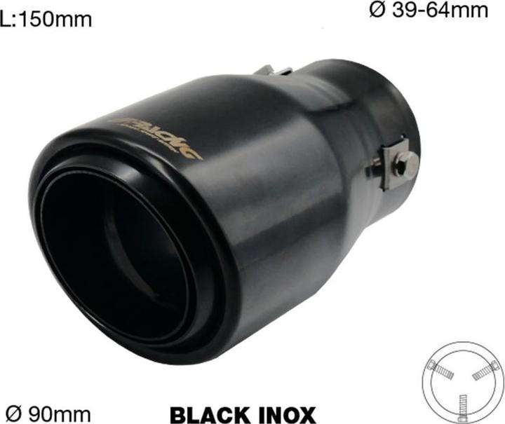 Produktbild Simoni Racing Endrohrblende 90mm rund