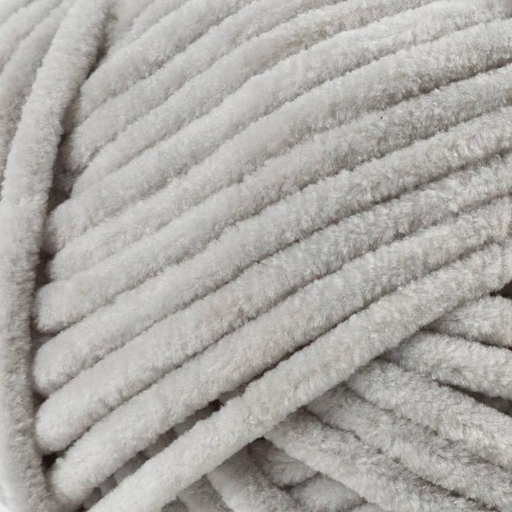 Produktbild Creativ Company Velour Yarn, L: 105 m, needle 5-6, grey, 100 g/ 1 ball (105 m)