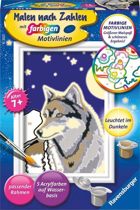 Actual product image Ravensburger Wolf portrait