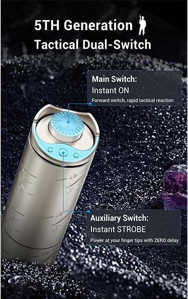 Actual product image Klarus K10, 1,200 lumen (9.80 cm, 1200 lm)