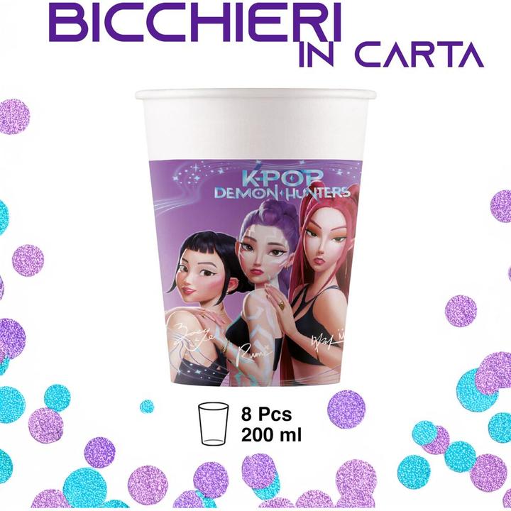 Actual product image Sombo Becher KPop Demon Hunters (8x)