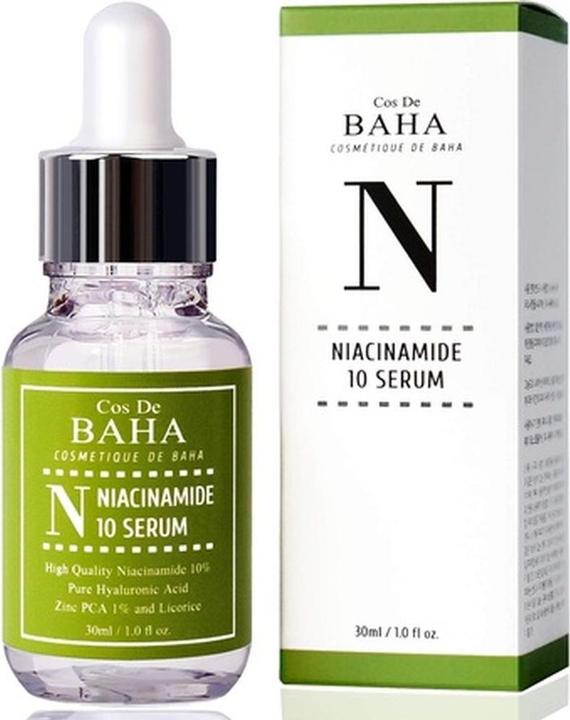 Actual product image Cos de Baha Niacinamide 10% Serum 30ml - Tightens Pores and Reduces Wrinkles (30 ml)