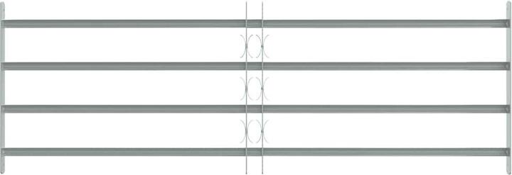 Produktbild Diverse Hardware Fenstergitter Verstellbar mit 4 Querstäben 1000-1500 mm