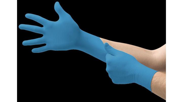 Produktbild Ansell Gummihandschuhe, blau, L (8.5, L)