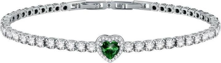 Actual product image Morellato Silver bracelet with glittering heart Tesori SAVB13