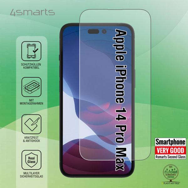 Produktbild 4smarts Second Glass 2.5D (1 Stück, Apple iPhone 14 Pro Max)