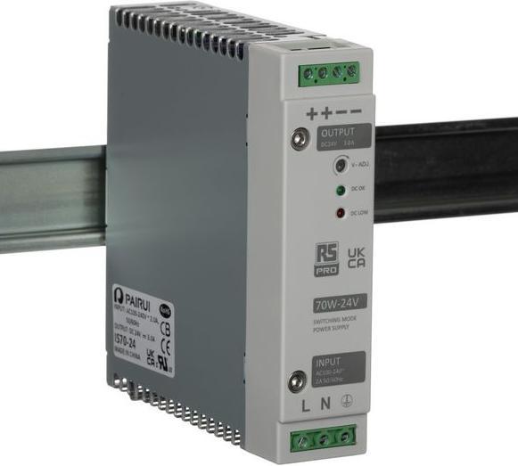 Produktbild RS PRO Din Rail Power Supply, 70W, 24V Output