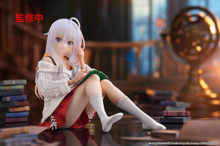 Actual product image Taito Wandering Witch: The Journey of Elaina statuette PVC Desktop Cute Figure Elaina Casual Clothes Ver.