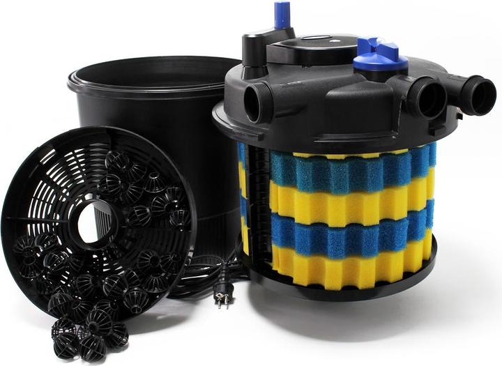 Produktbild SunSun CPF-10000 Druckteichfilter 10.000 l/h / 11 W Teichdruckfilter Teichfilter