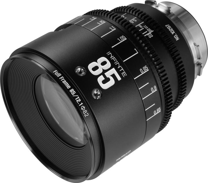 Image du produit 7artisans 85T21B-PL INF 85mm T2.1 INFINTE PL Mount (Black) (Arri PL, Monture L, Plein format)