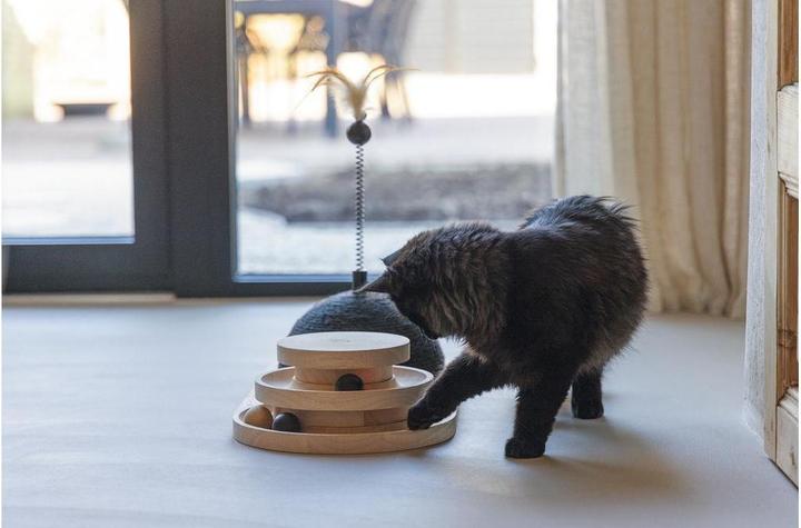 Produktbild Designed by Lotte Holz Kratz- und Spielturm (Kratzspielzeug Katze)