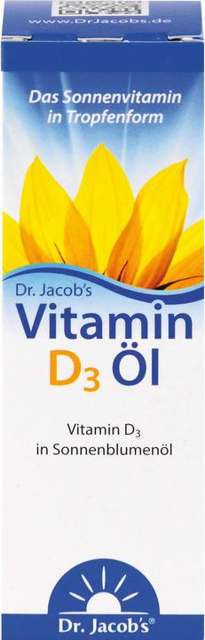 Actual product image Dr. Jacob's Vitamin D3 oil (1 pcs., Droplet, 70 g)