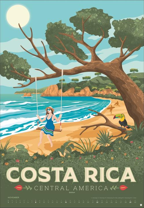 Produktbild Travel the World Posterkalender 2026