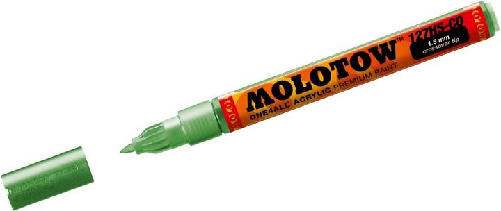 Image du produit Molotow MARQUEUR ACRYLIQUE 1.5mm GREEN METAL (vert clair métallisé, 1.50 mm, 1 x)