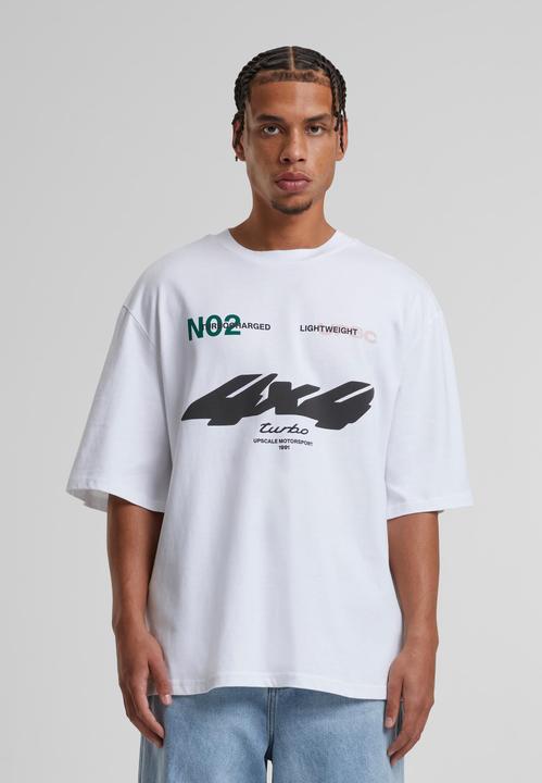 Produktbild Urban Classics Upscale Motorsport Heavy Oversize Sleeve Tee - 188425 (XXL)
