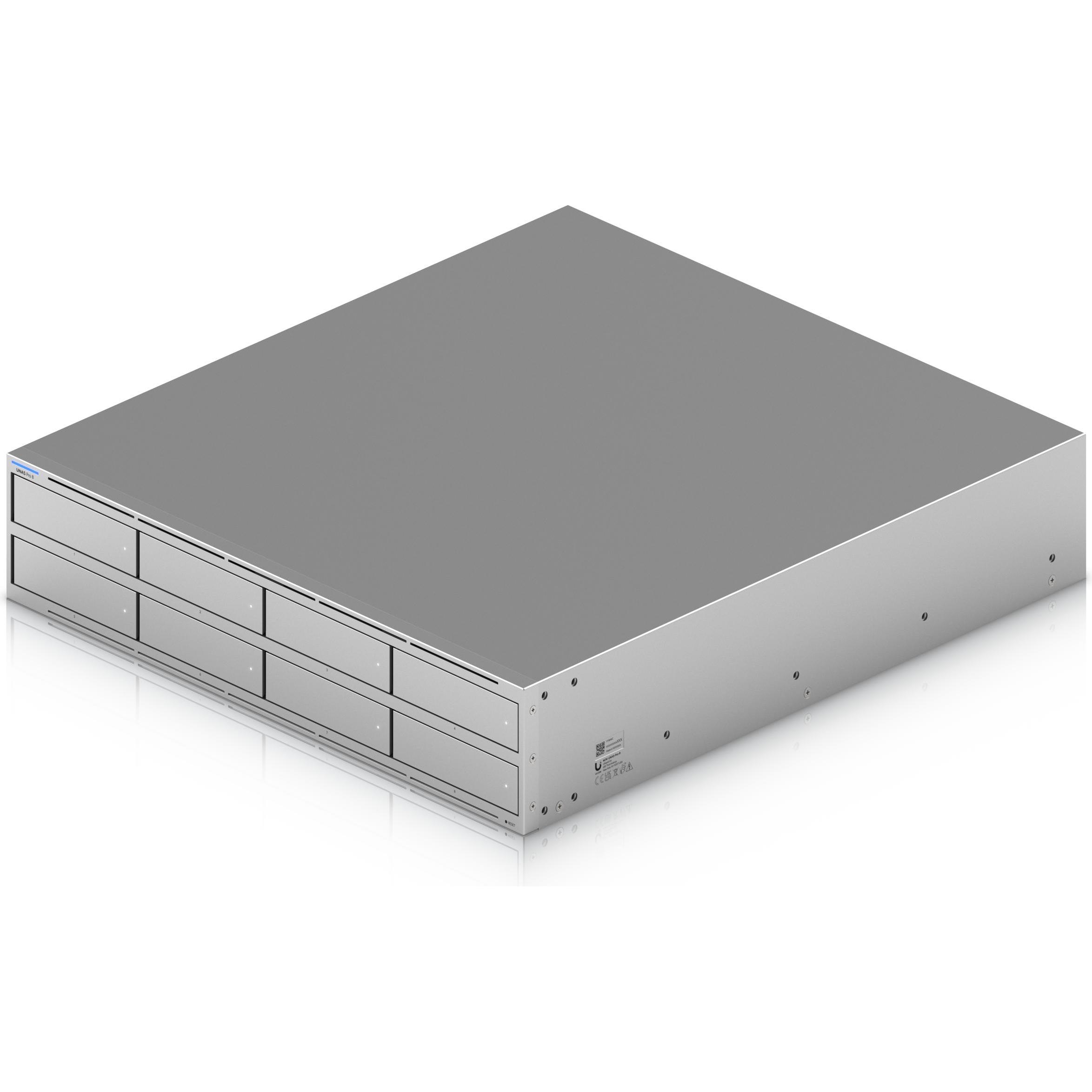 Ubiquiti NAS Unas Pro 8, NAS, Silber, Grau