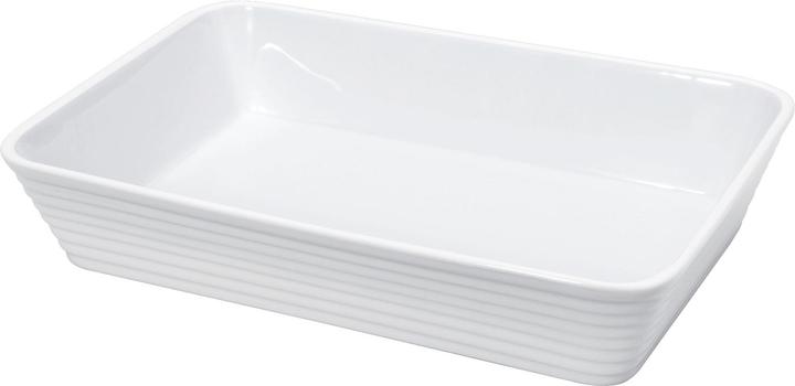 Actual product image Küchenprofi Burgundy Porcelain Rectangular Serving Bowl