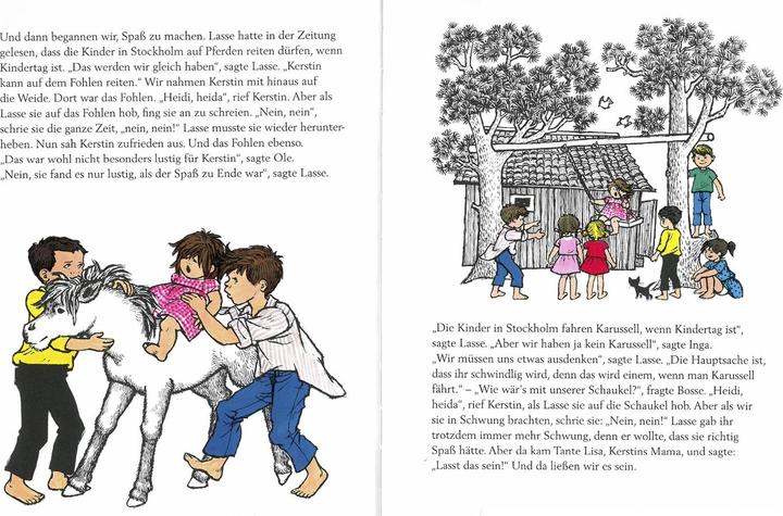 Immagine prodotto Kindertag in Bullerbü (Tedesco, Astrid Lindgren, Ilon Wikland, Silke von Hacht, 1967)