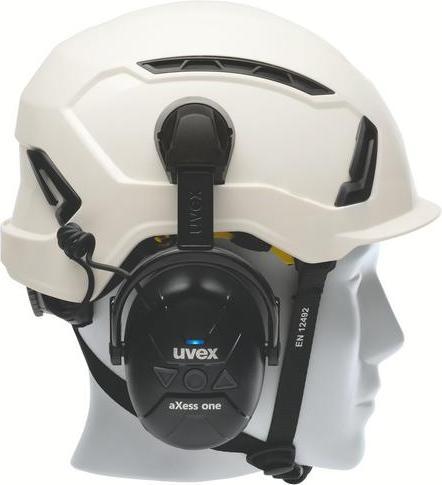 Produktbild Uvex Kapselgehörschutz aXess one Helmkapsel Basiseinheit 2640201 schwarz Grösse L, M, S (1x)