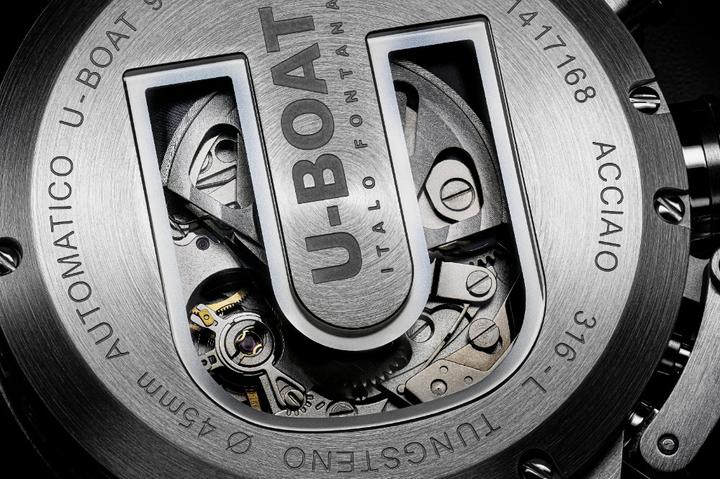Immagine prodotto U-Boat 9568 Classico 45 mm Tungsteno CAS 2 orologio da uomo 10ATM (Cronografo, 45 mm)