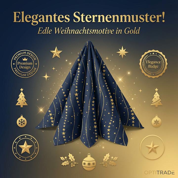 Produktbild Sternenkette (20 Stk., 33 x 33 cm)