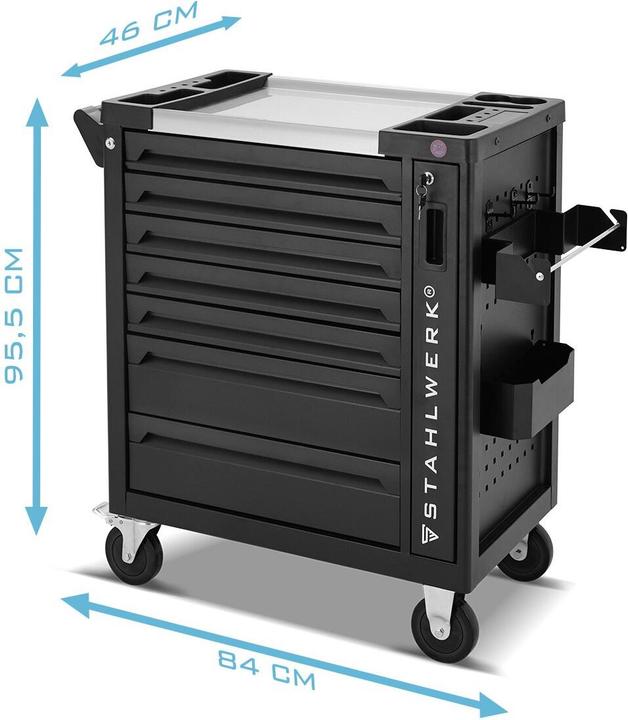 Actual product image Stahlwerk Workshop trolley PHOENIX tool trolley Assembly trolley 262 tools CrV (262 x)