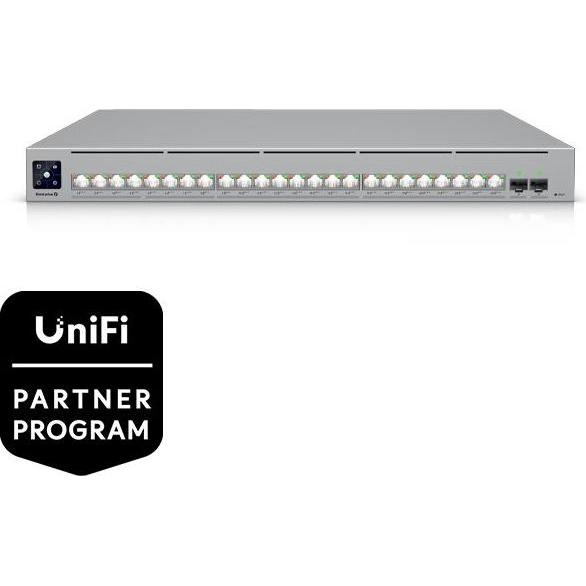 Ubiquiti Enterprise-grade 24-port (32 Ports), Netzwerk Switch, Schwarz
