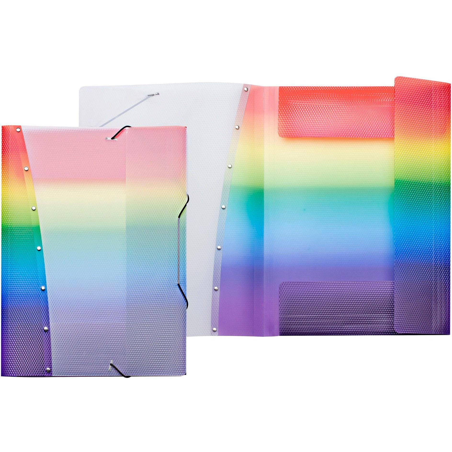 6x Veloflex, Mappe, Sammelmappe A3 Rainbow Diamond (A3, 1 x)