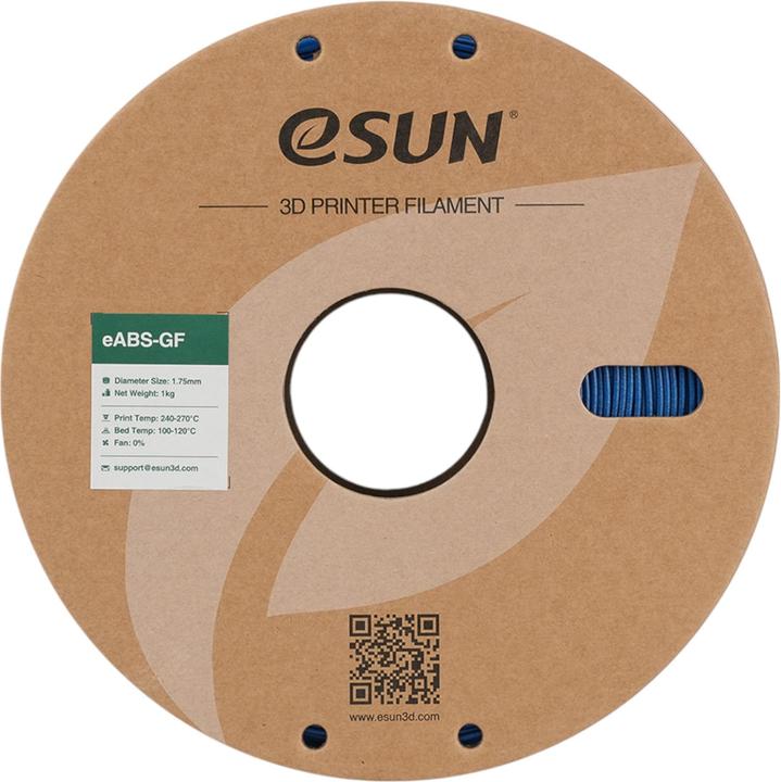 Produktbild eSUN EABS-GF 1,75mm BLUE 1kg (ABS, 1.75 mm, 1000 g, Blau)
