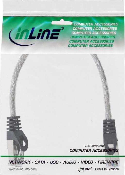 Productafbeelding InLine Patchkabel (SF/UTP, CAT5e, 0.25 m)