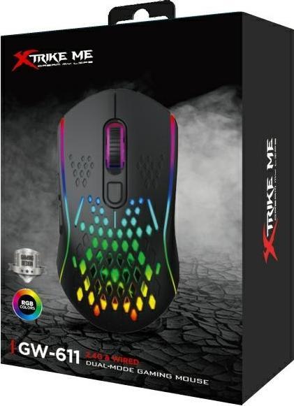 Actual product image Xtrike Me Wireless gaming mouse GW-611 black (Wireless)