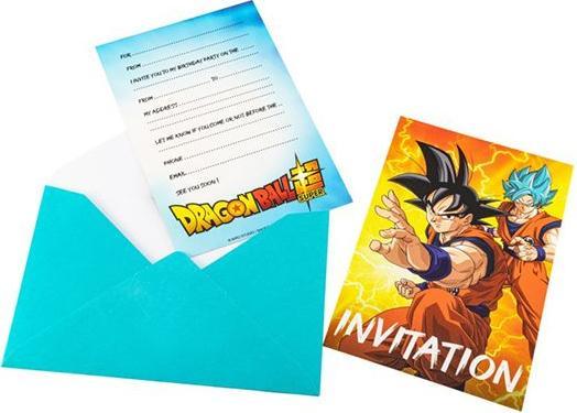 Immagine prodotto Dragon Ball Set di inviti di Z (8 pz.)