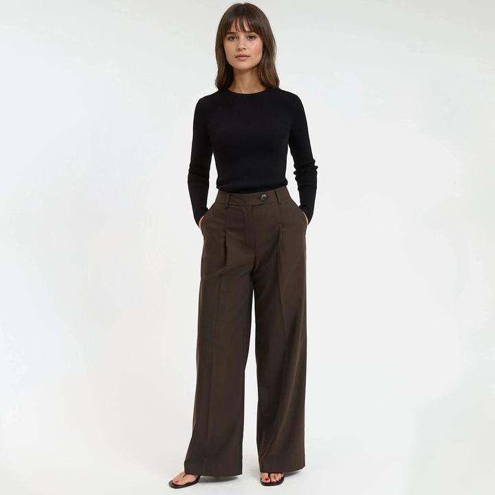 Produktbild La Redoute Collections Feinstrickpullunder mit rundem Ausschnitt (M)