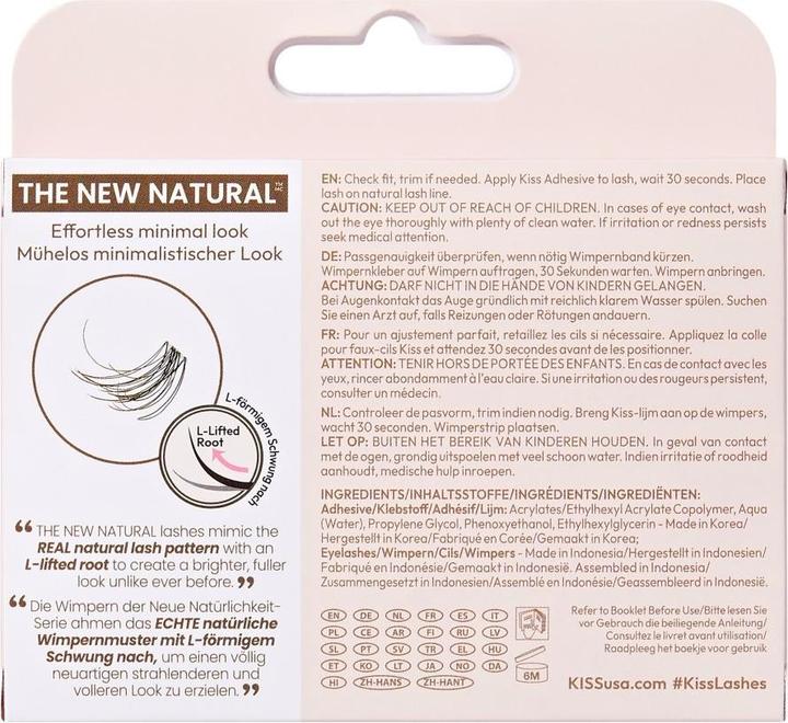 Actual product image KISS Lashes - Ks The New Natural Trio 01 (Artificial eyelashes)